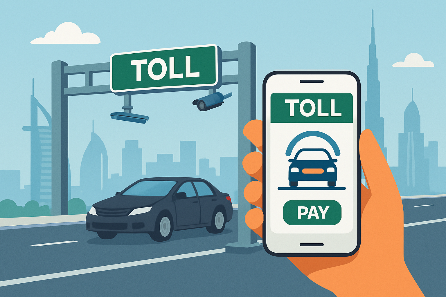 User-friendly toll payment system for Dubai roads